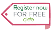 GLEE_Button_Reg_now_pink with glee